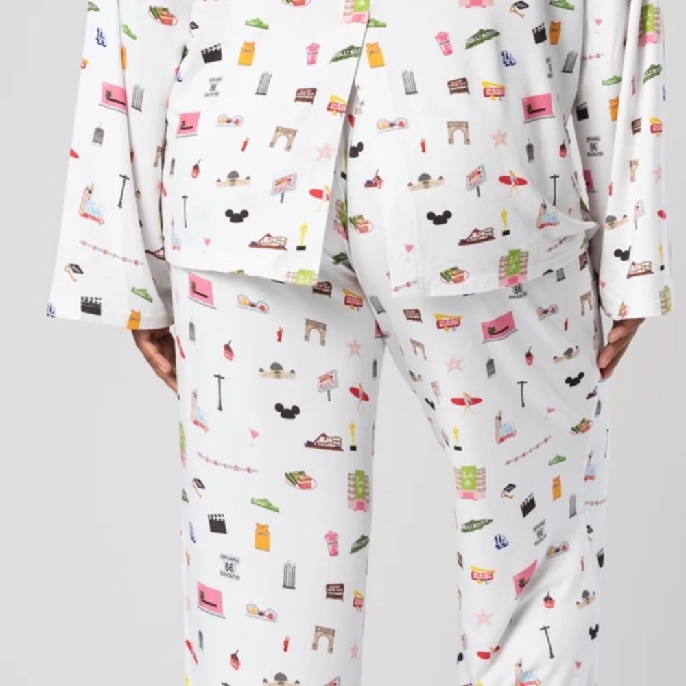 PJ by PJ Los Angeles, CA  2-piece pajamas size M/LG NWT - Picture 8 of 8